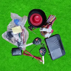 Universal Vehicle Security Alarm System Kit With Flip Key Remote
