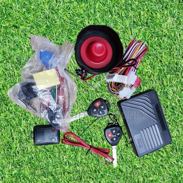 Universal Car Security System With Flip Keys and Alarm Protection - main view