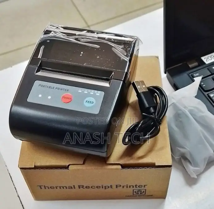Advanced Black Wireless Bluetooth P58 Printer Etims Compatible