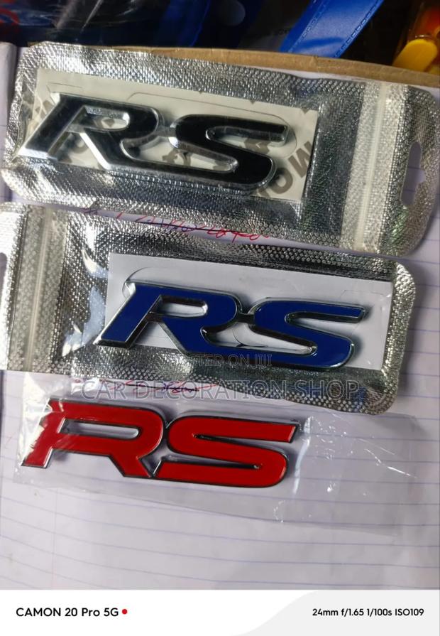 Rs Badges in Blue, Black,Red