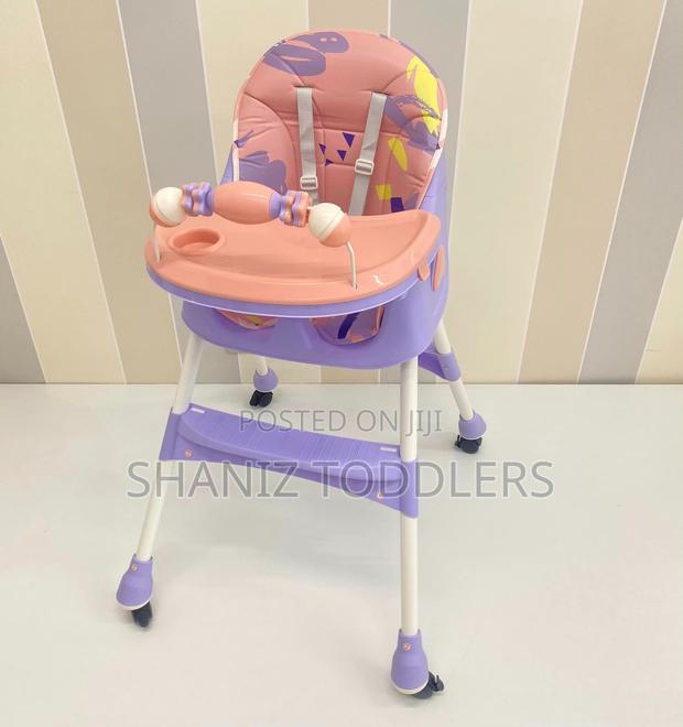 Baby Feeding High Chair With Adjustable Tray - main view