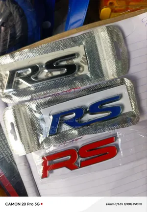 Rs Logo Emblem Badge Sport Sticker
