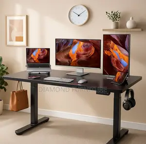 Height Adjustable Executive Office Standing Desk