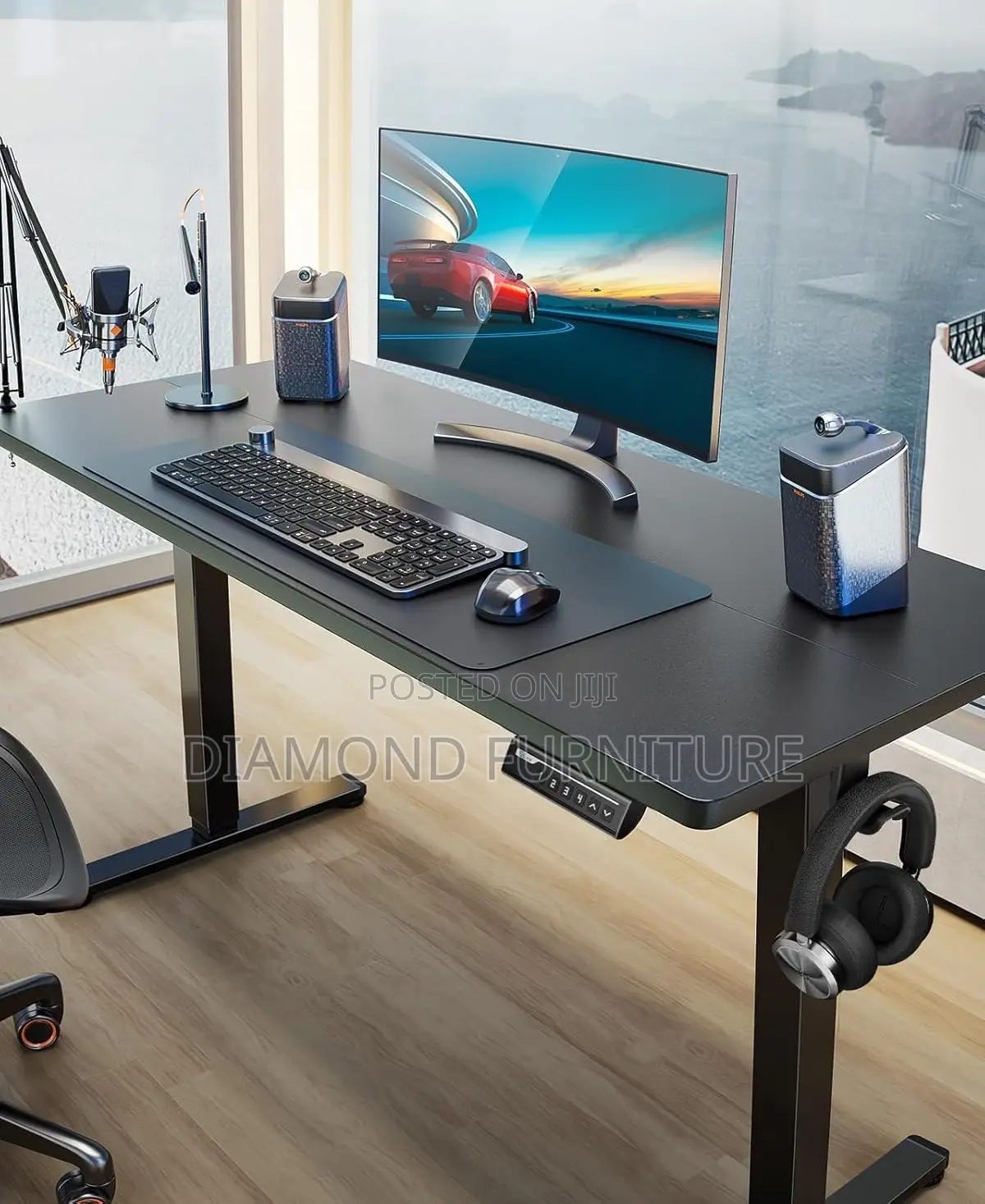 Height Adjustable Executive Office Standing Desk