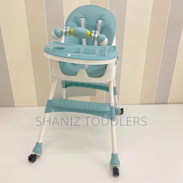 Baby Feeding Chair With Safety Harness Detachable Tray