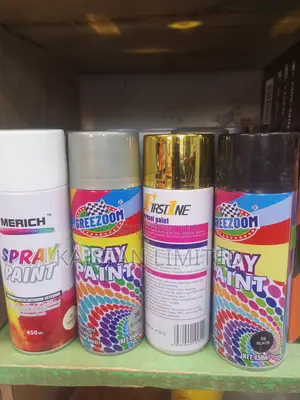 Spray Paints Different Colors
