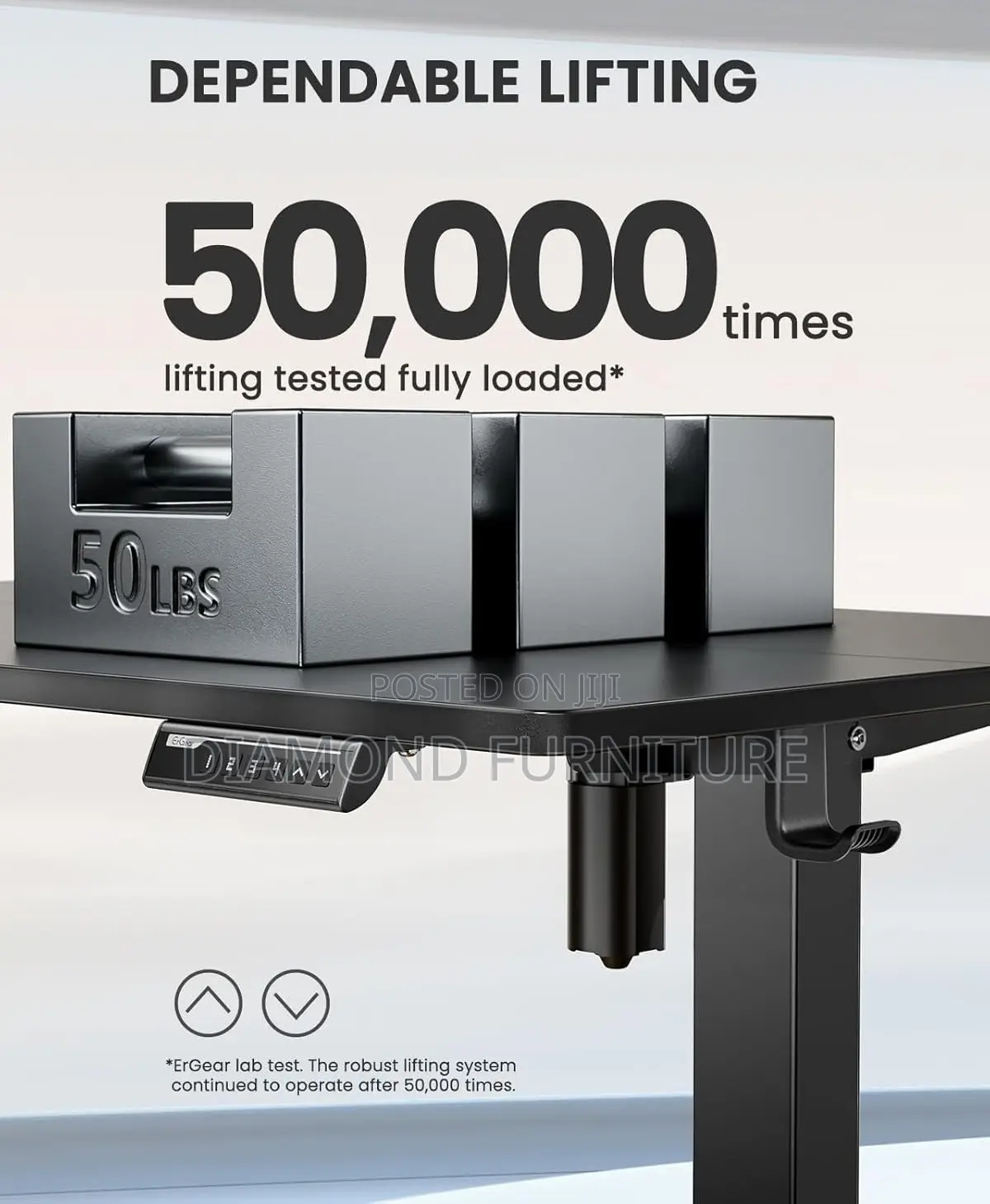 Height Adjustable Executive Office Standing Desk
