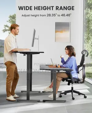 Height Adjustable Executive Office Standing Desk