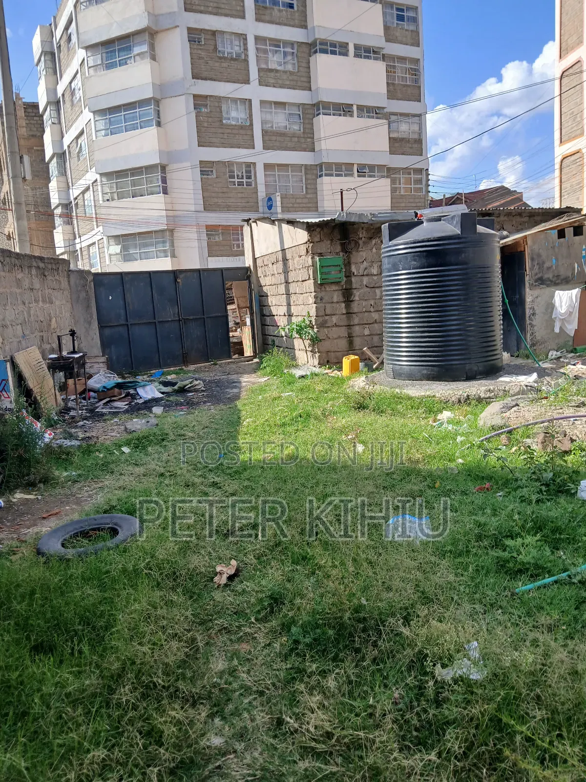 Tassia2 110ft by 33ft Plot With Wall Fence,Power,Water Tank and 2shops