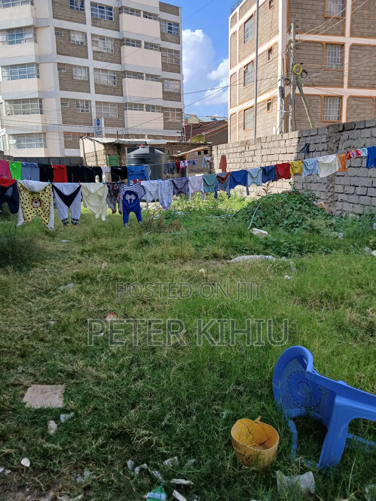 Tassia2 110ft by 33ft Plot With Wall Fence,Power,Water Tank and 2shops