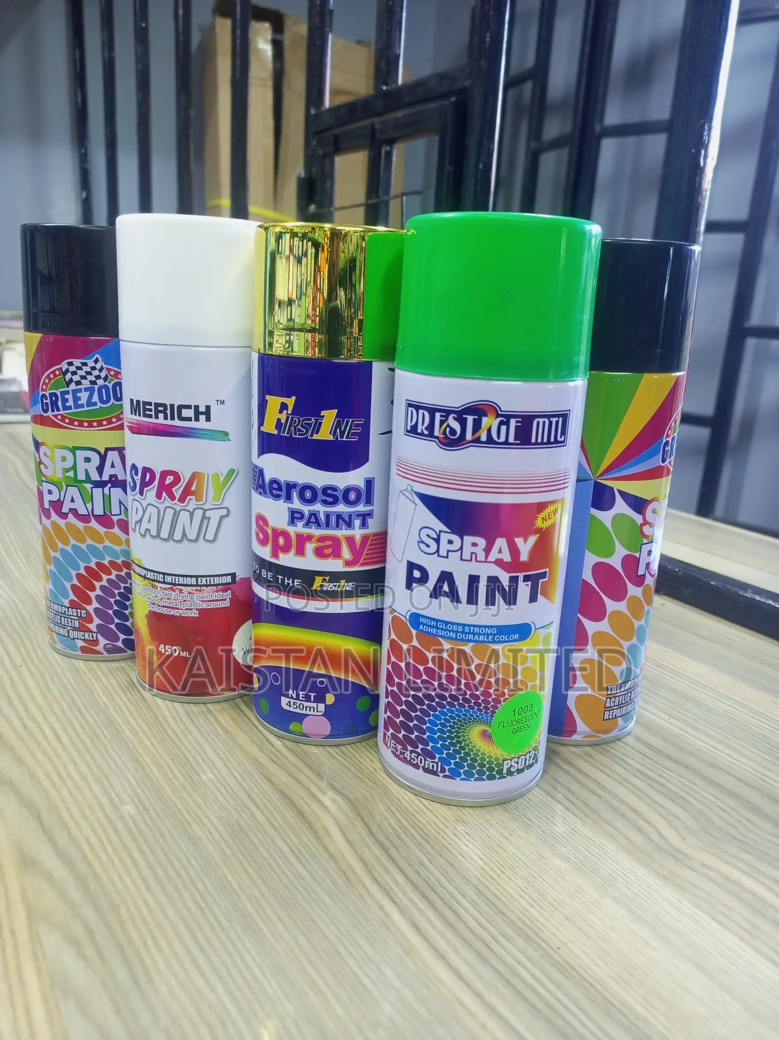 Spray Paints Available