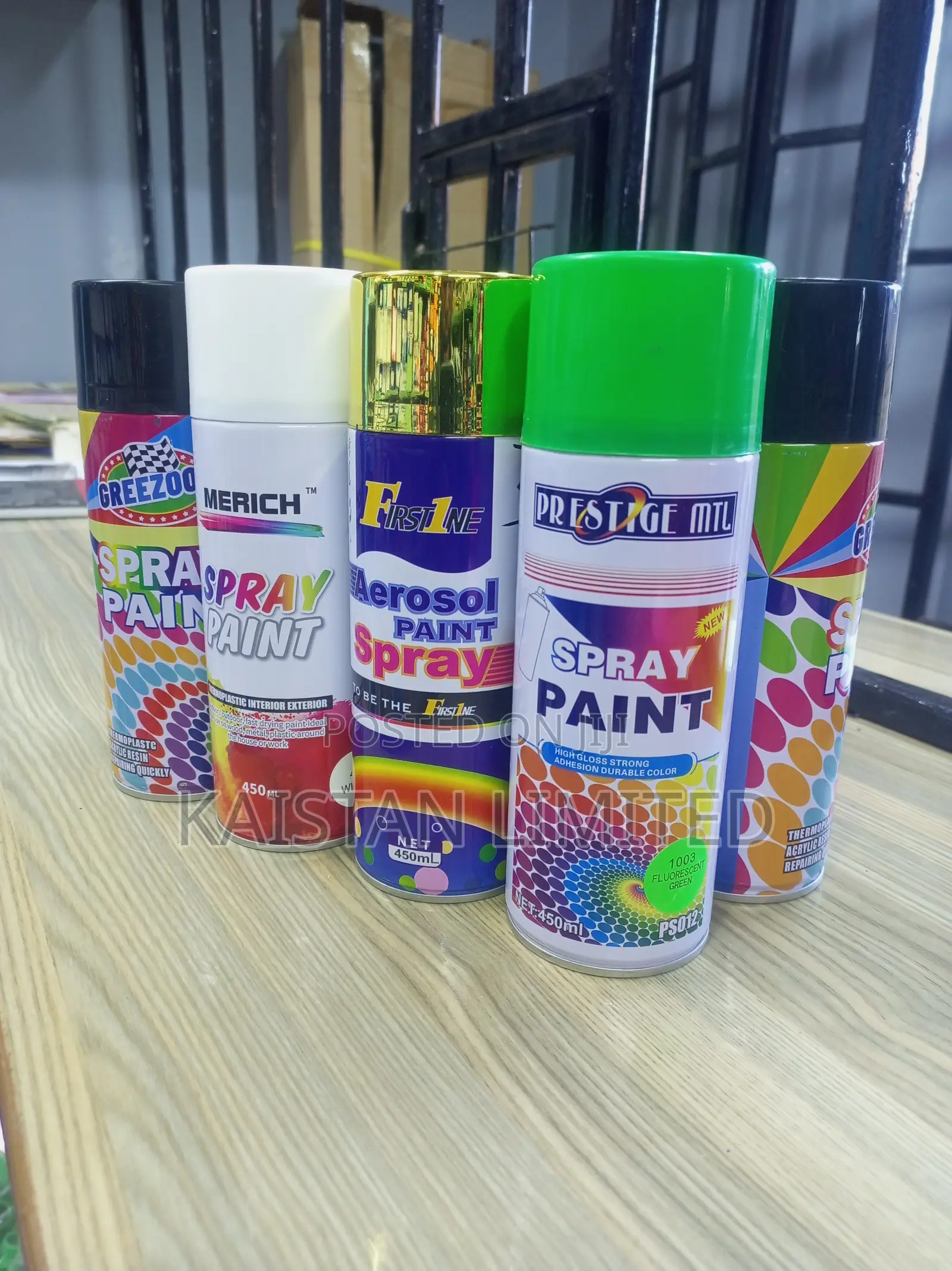 Spray Paints Available
