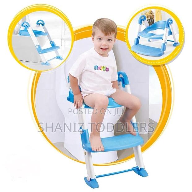 Adjustable Baby Potty Seat - Step Ladder Toilet Trainer - main view