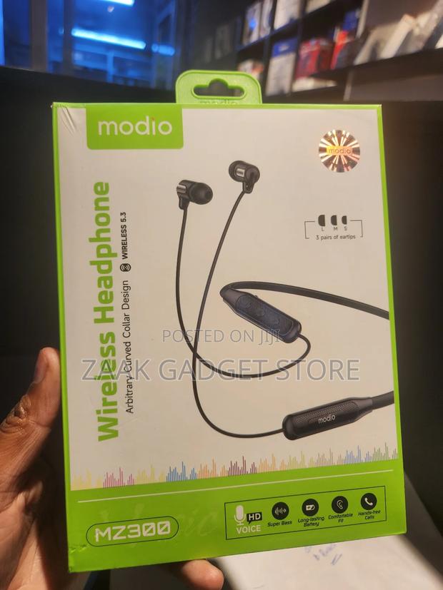 Modio Wireless Headphones With Hd Voice and a Long Lasting Battery