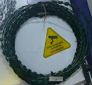 High Tensile Green Razor Wire