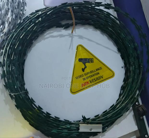 High Tensile Green Razor Wire - main view