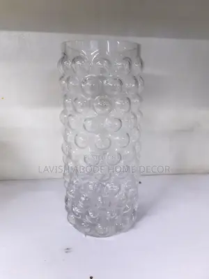 Offer! Bubble Clear Glass Flower Vase for Live and Artificial Flowers