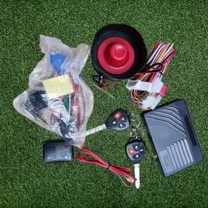 Universal Car Anti-Theft System Kit With Flip Keys and Loud Siren