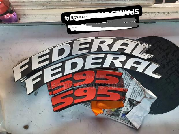 Federal 595 Tire Stickers 8pc - main view