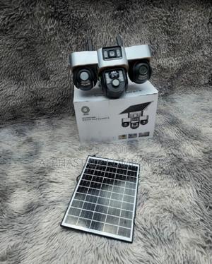 V380 Pro 6mp 3 Lens PTZ 4g Solar Security CCTV Camera 4g Camera - thumbnail 2