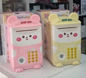 New Cartoon Fingerprint Electronic Piggy Bank Size:21*14*12cm*