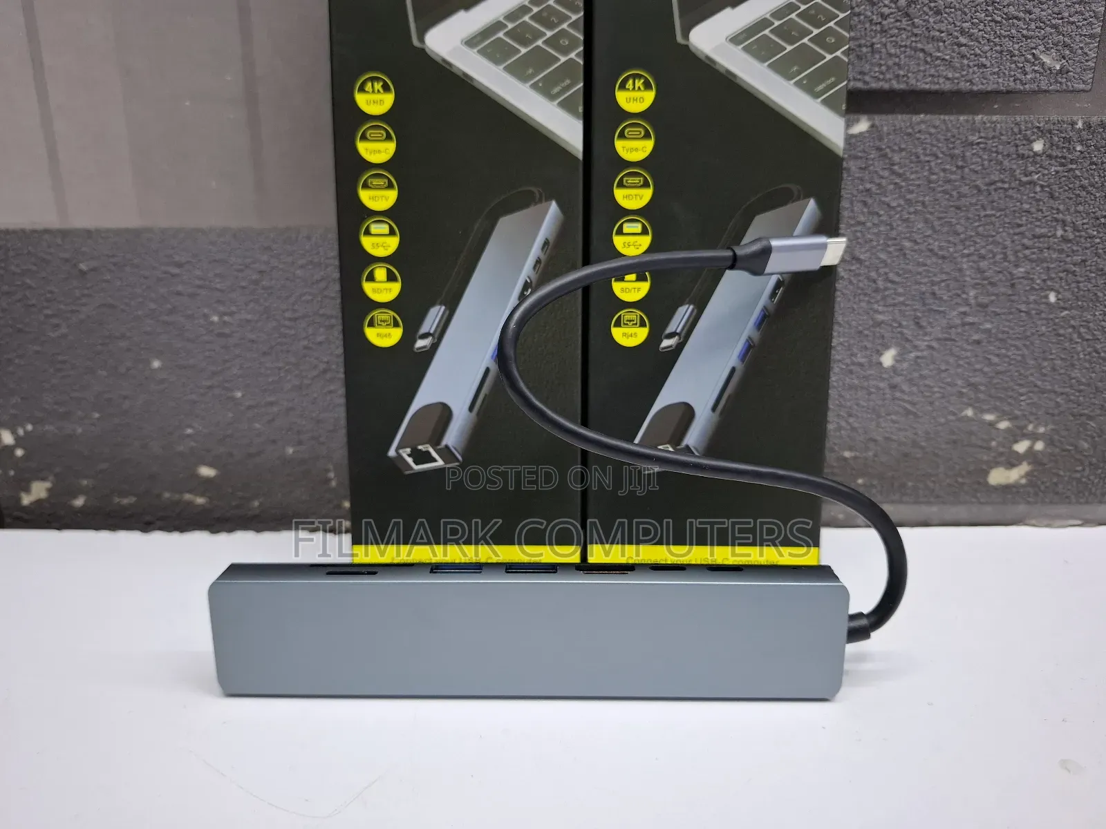 Type C To Hdtv 8 In 1 Adapter Hdmi Pd 2 Usb Sd Tf Rj45