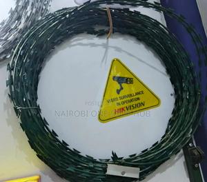 Anti Climb Green Razor Wire - thumbnail 2