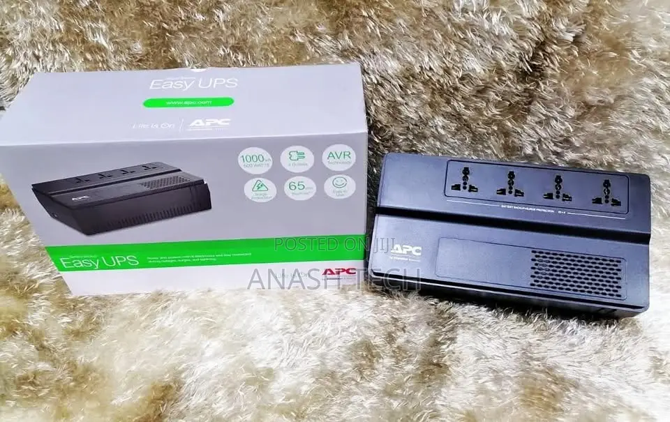 Apc Back-Ups 1000va Voltage (Avr), 4 Outlets Battery Backup