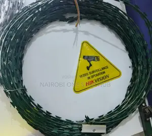 Durable Green Razor Wire 10m