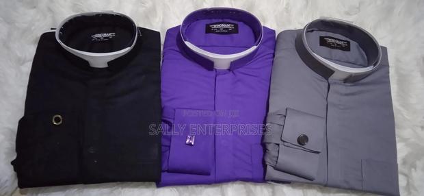 Clergy Shirts Double Collar With Cufflinks - thumbnail 3