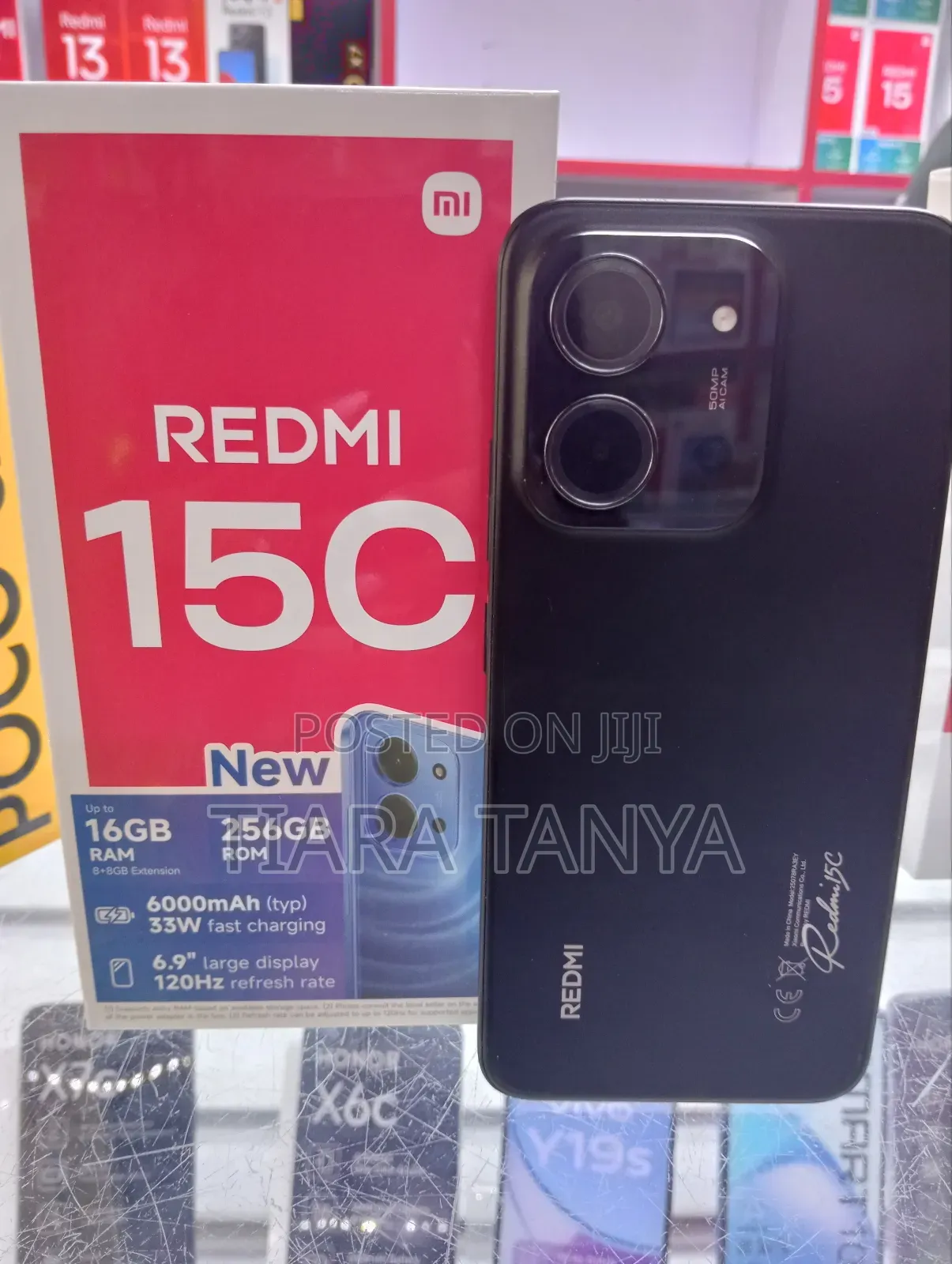 New Xiaomi Redmi 15C 4G 256 GB Black
