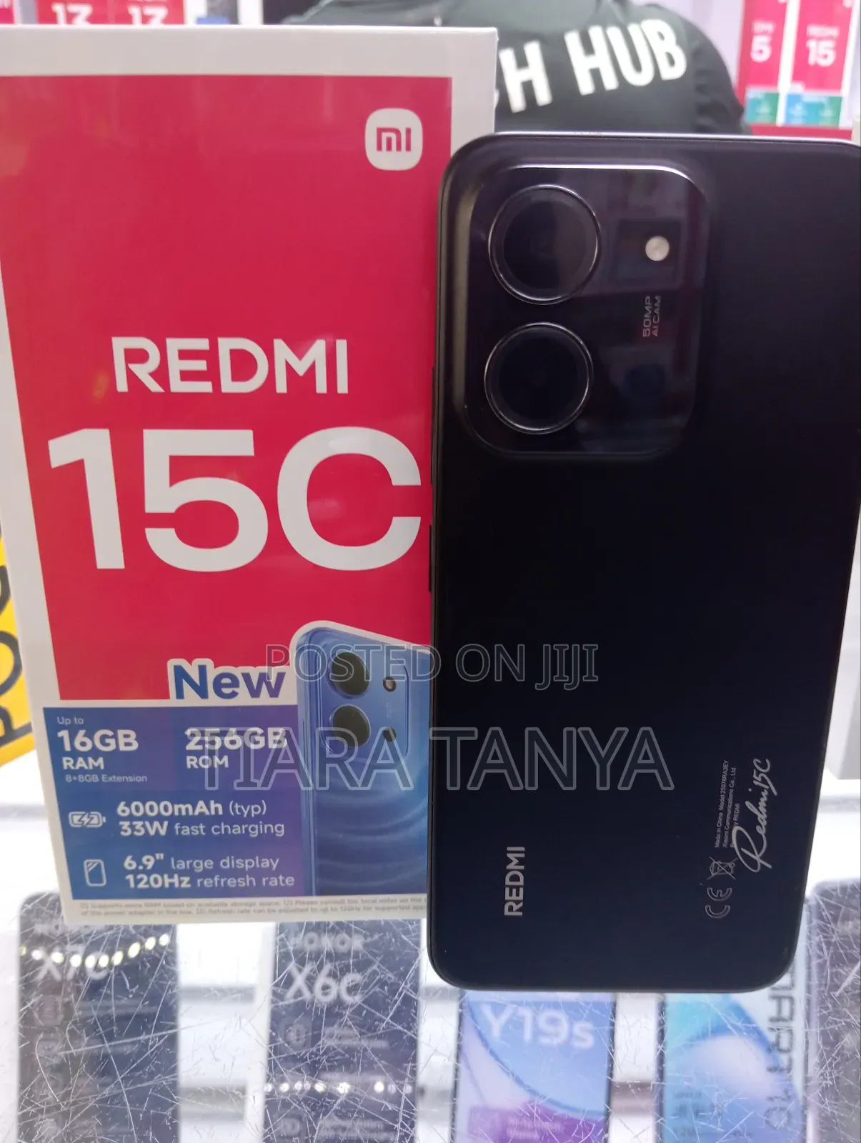 New Xiaomi Redmi 15C 4G 256 GB Black