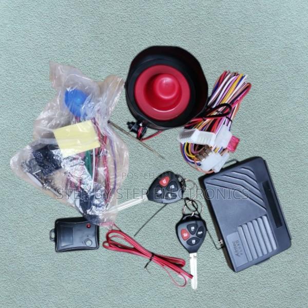 Smart Anti-Theft Car Alarm Security Kit With Keyless Flip Key System