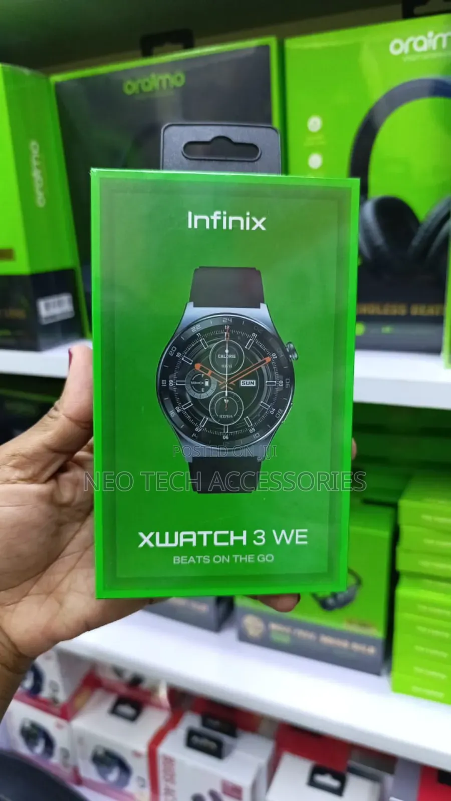 Infinix Xwatch 3we Amoled Display Smart Watch With Extra Strap