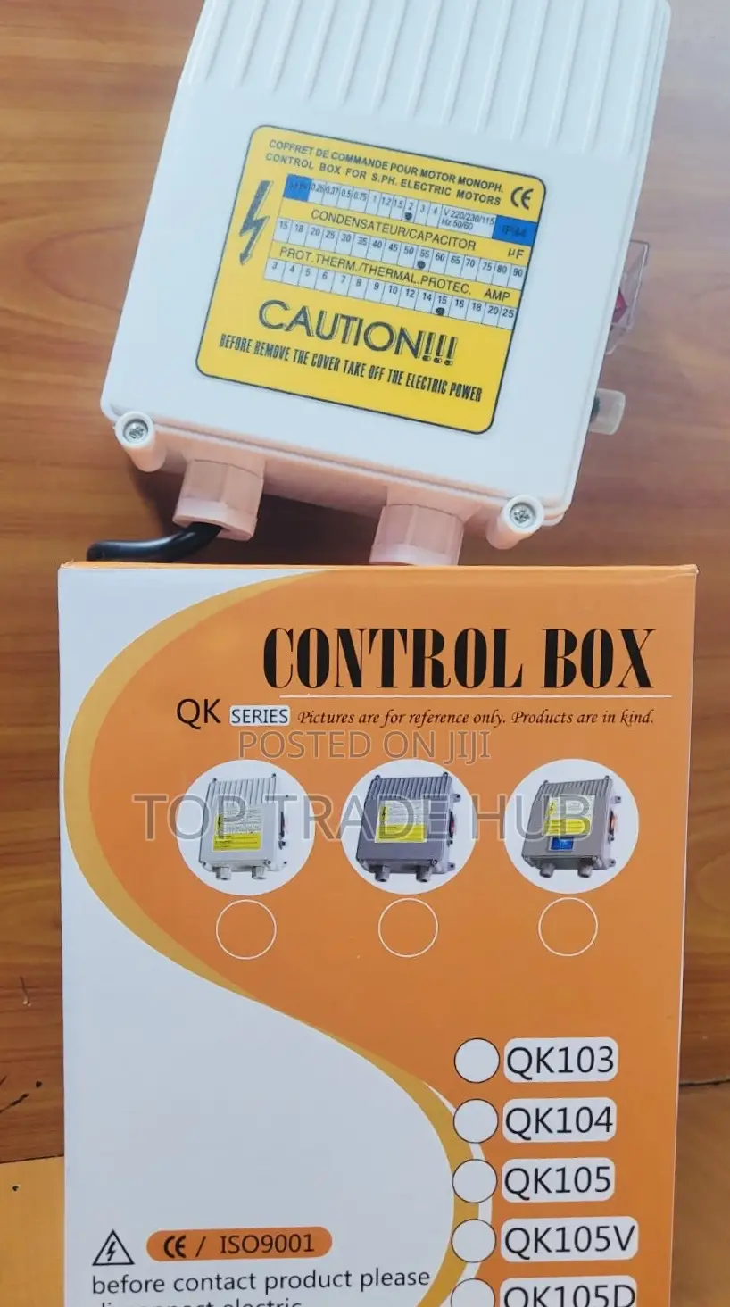 Qk Series Control Box For 0.5hp/1.0hp/2.0hp Water Pumps