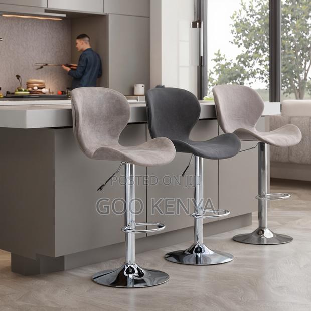 Home Counter Stool; Adjustable Kitchen Island Bar Stool - thumbnail 2