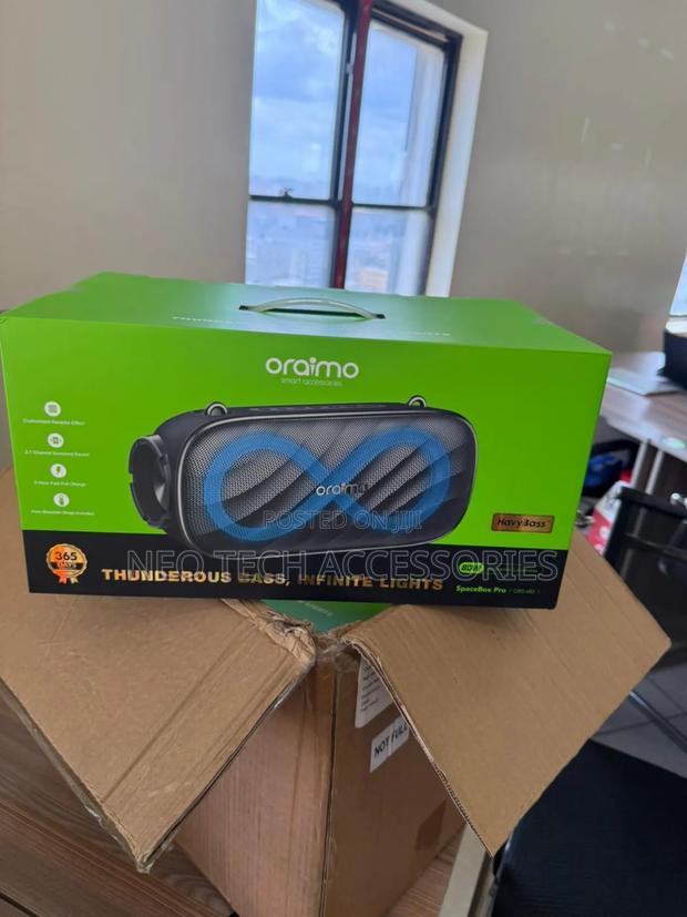 Oraimo Spacebox Pro 80w Karaoke-Support Wireless Speaker