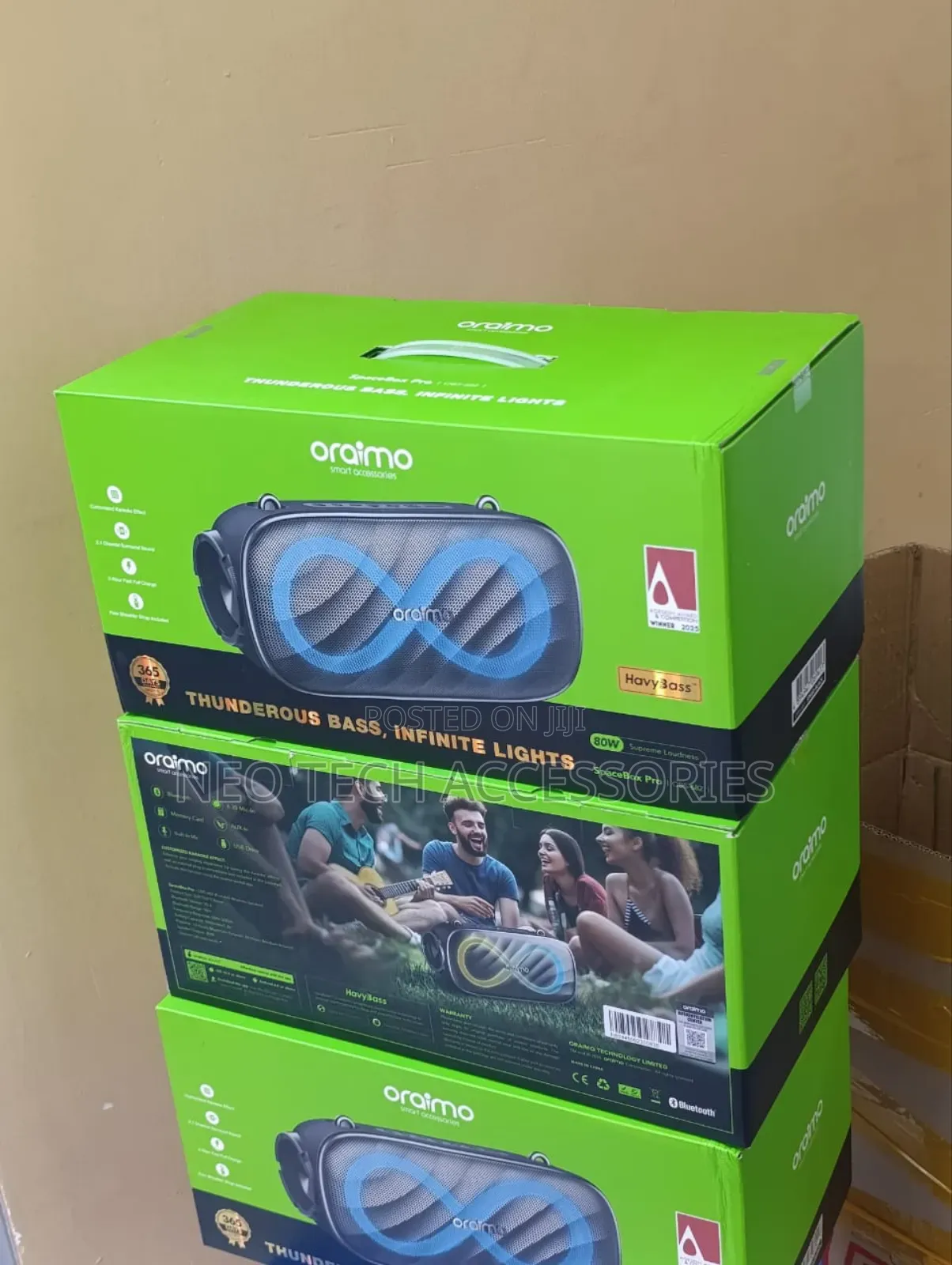 Oraimo Spacebox Pro Portable Speaker With Customized Karaoke Effect