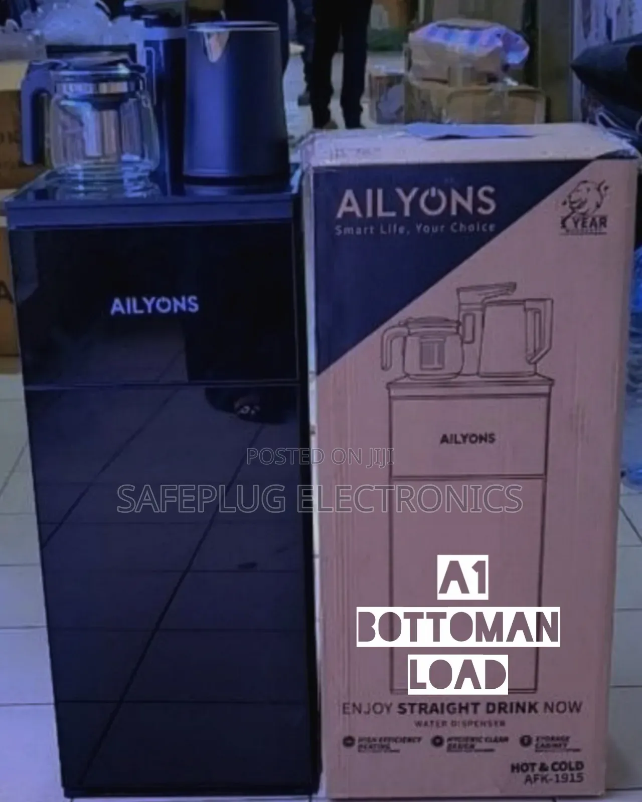 Bottom Load Ailyons A1 Hot Normal Water Dispenser - Single Tap