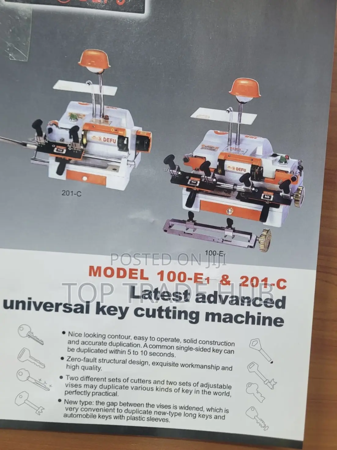 Defu Latest Advanced Universal Key Cutting Machine