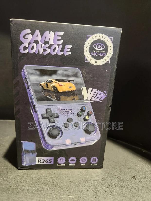 Games Console With High Definition Screeb-R36s - main view