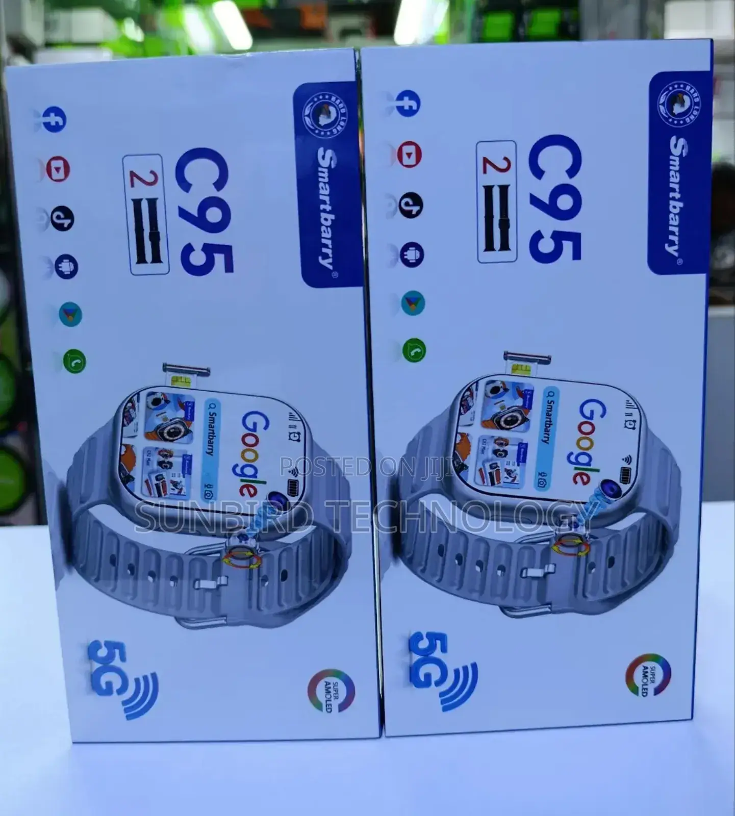 Smartbarry C95(64gb+4gb) Android Whatsapp Smartwatch.
