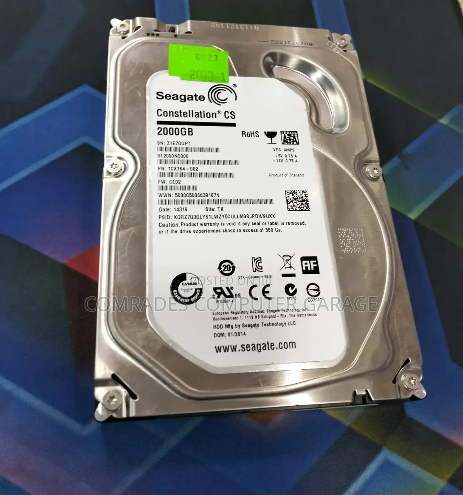 2 Tb Seagate Harddrive