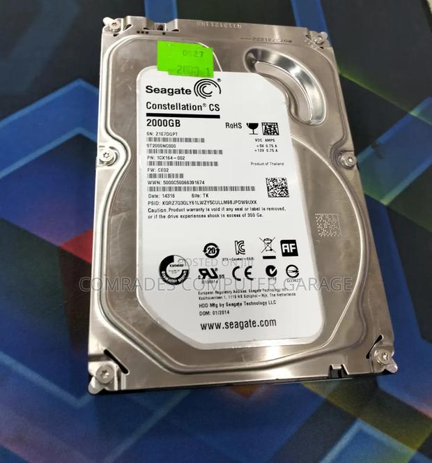 2 Tb Seagate Harddrive - main view