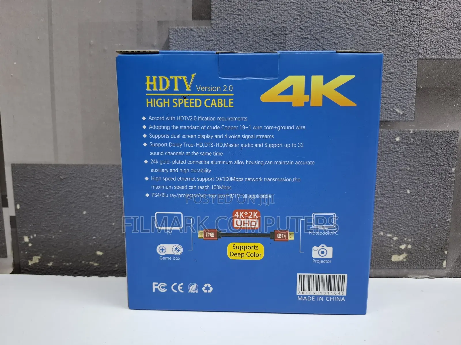 4k Hdtv High Speed Hdmi To Hdmi Cable 10mtrs