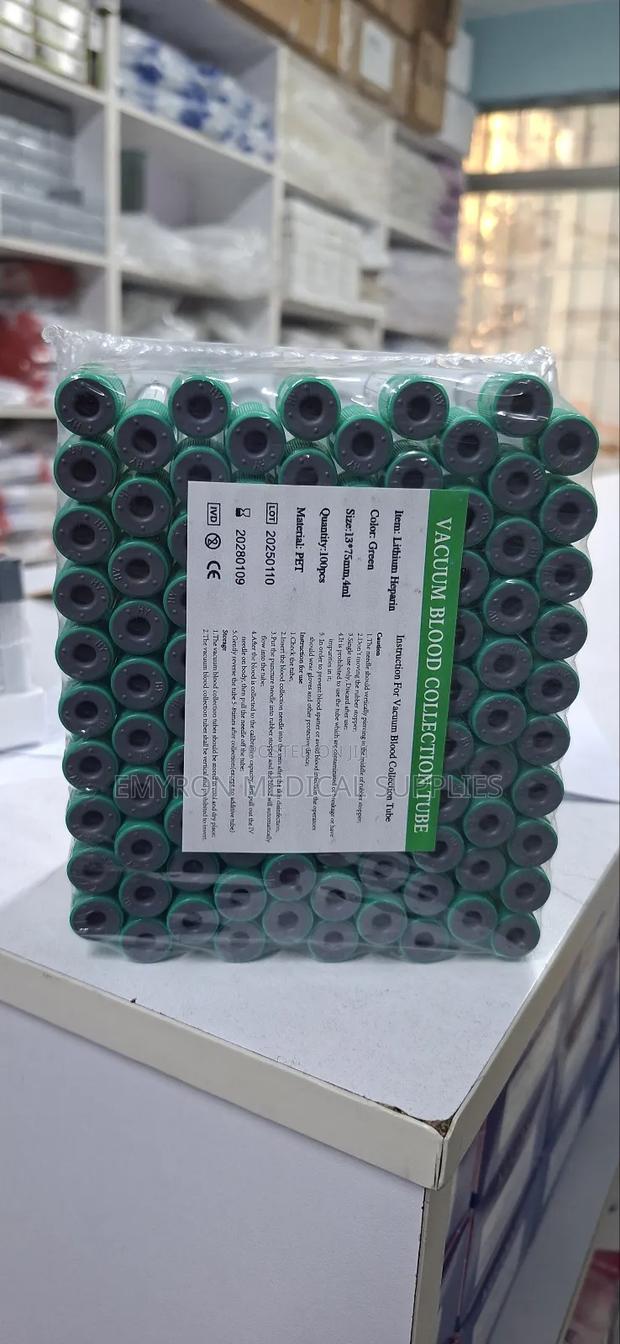 Green Top Vacutainers - thumbnail 2