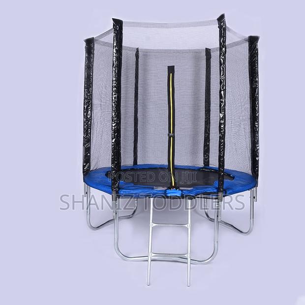 Jumping Trampoline With Enclosure Net for Kids - thumbnail 2