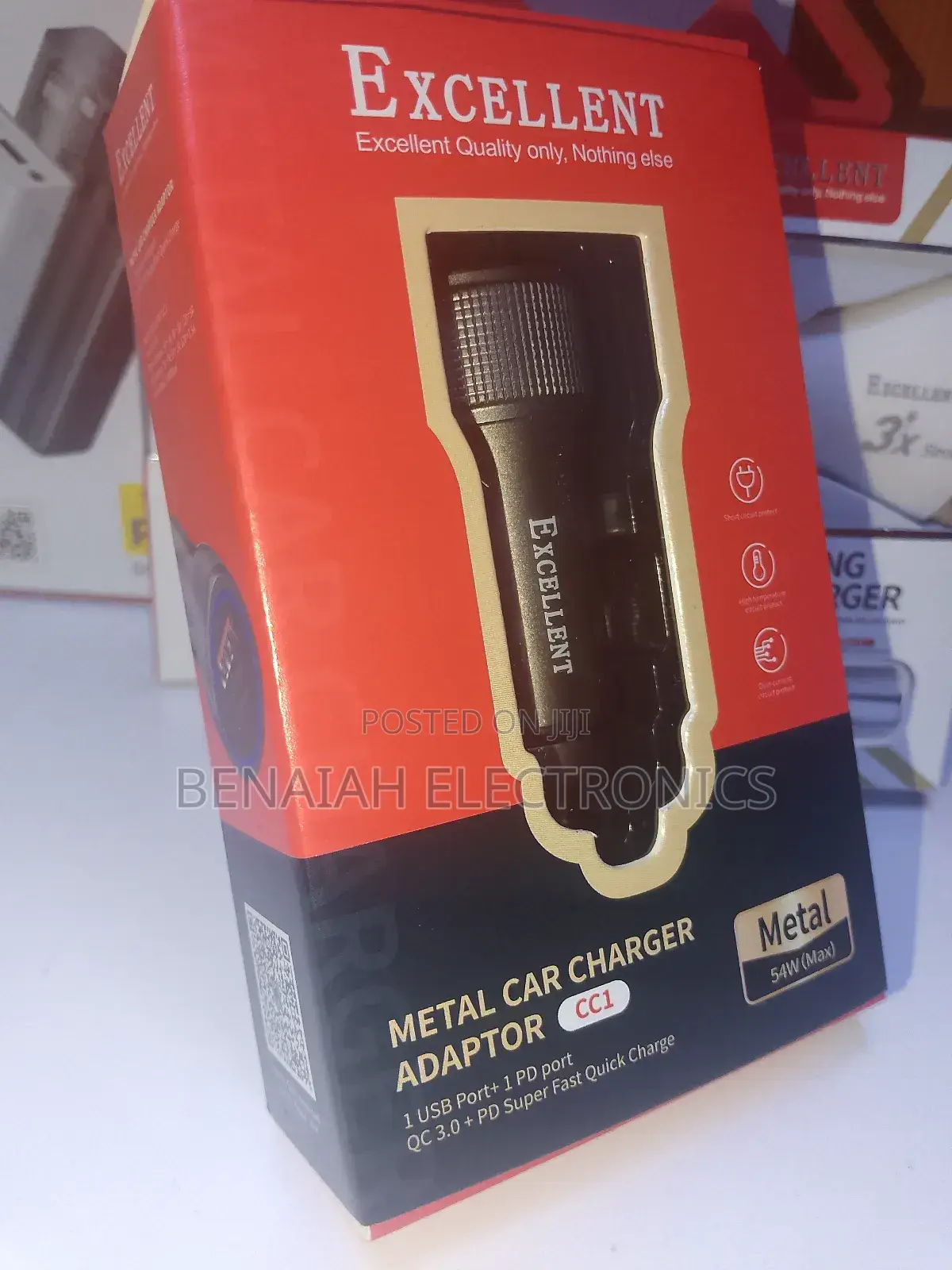 Car Phone Charger 54 Watts, Original Excellent Car Charger