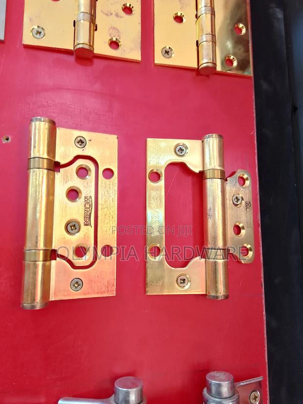 Gold Butterfly Hinges - main view