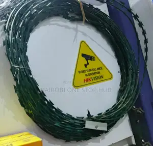 Heavy Duty 10m Green Razor Wire